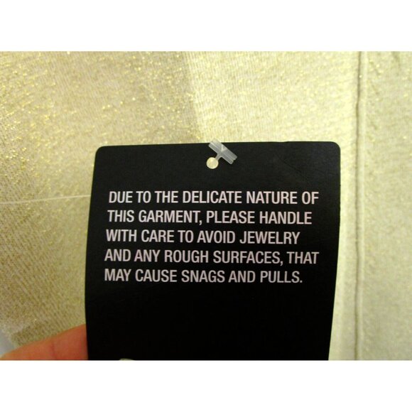 Rachel Roy Collection Plus Size Ivory Gold Combo Short Sleeve Top - Size 3X  NWT - Picture 10 of 16